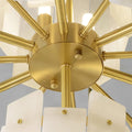 Regina Alabaster Round Chandelier - 23.6