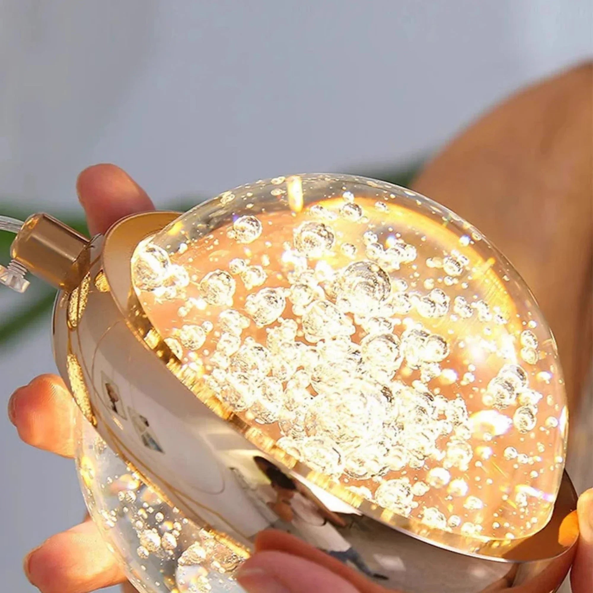 Reina Crystal Long Chandelier - Joyfuzzy