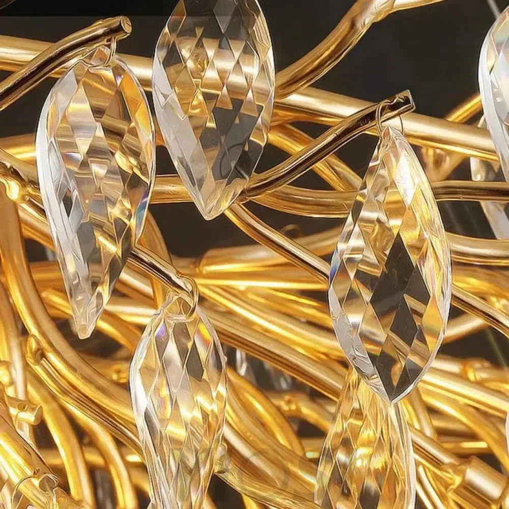 Renata Polyhedral Crystal Branch Chandelier - 24" LJoyfuzzy
