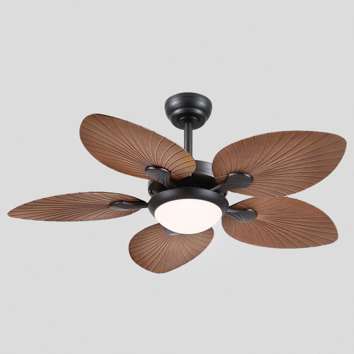 Retro Banana Leaf Shaped Blade Ceiling Fan Lamp 44" - Joyfuzzy