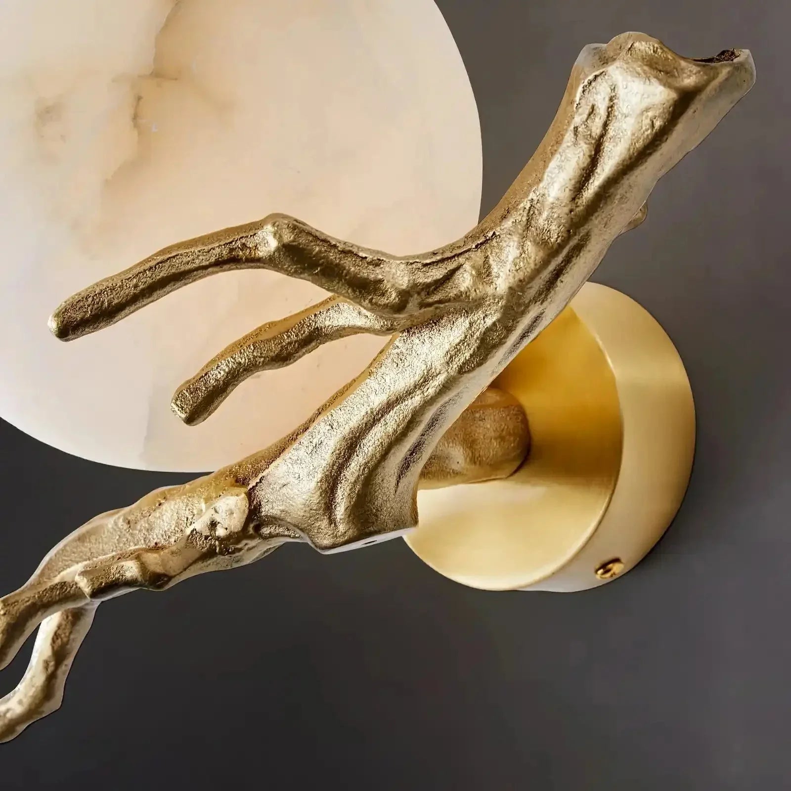 Retro Twigs Alabaster Wall Lamp - Joyfuzzy