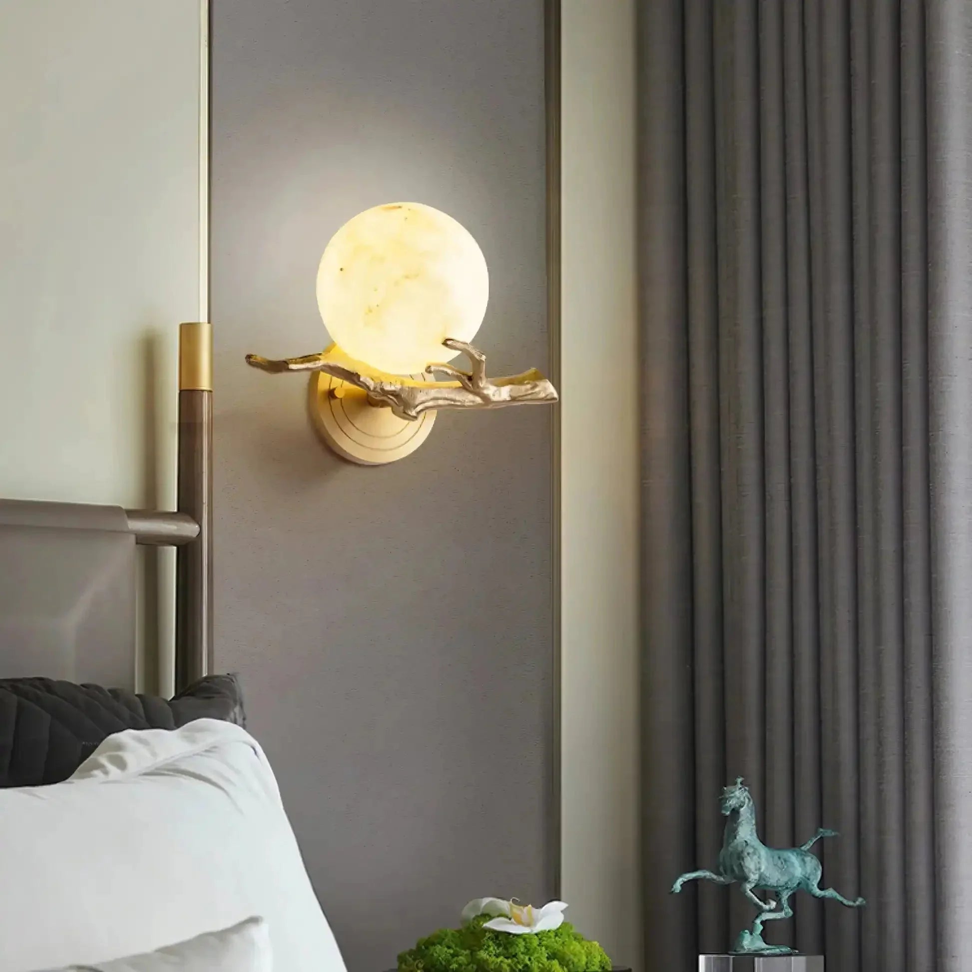 Retro Twigs Alabaster Wall Lamp - Joyfuzzy