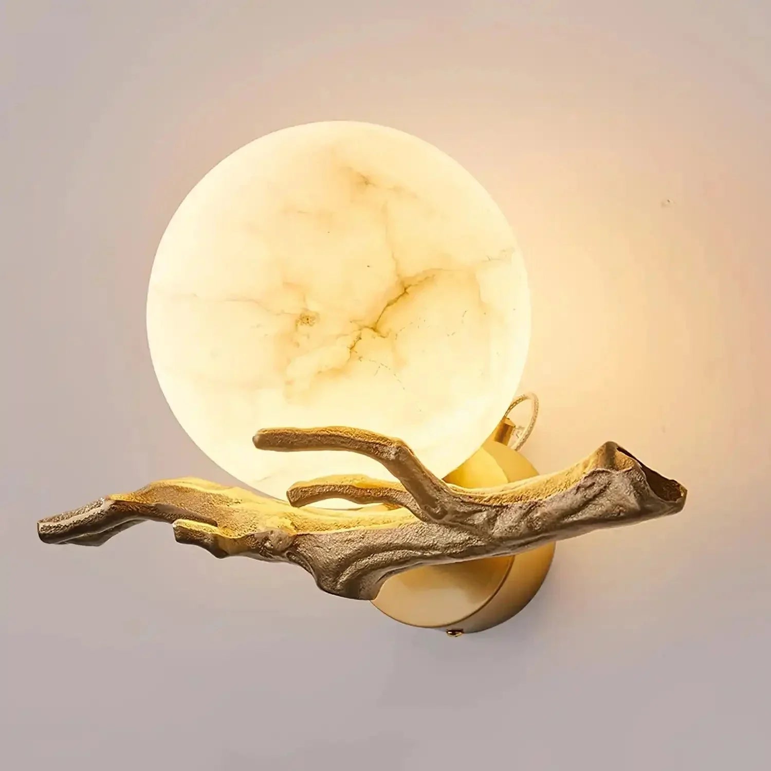 Retro Twigs Alabaster Wall Lamp - Joyfuzzy