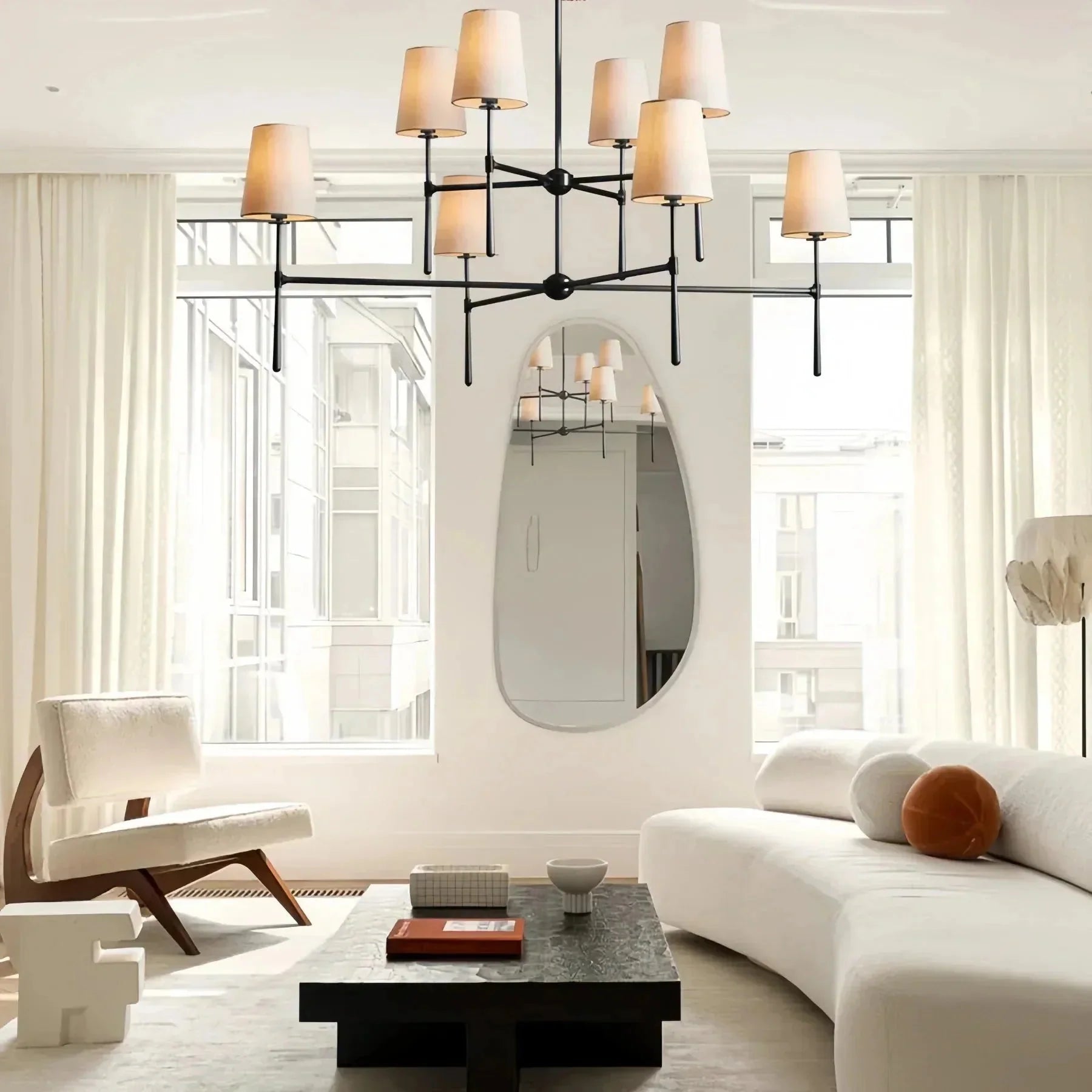 Rhodas 2 - Tier Round Chandelier - Customized 60''BronzeJoyfuzzy