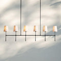 Rhodas Linear Chandelier - 6 - LightBlackJoyfuzzy