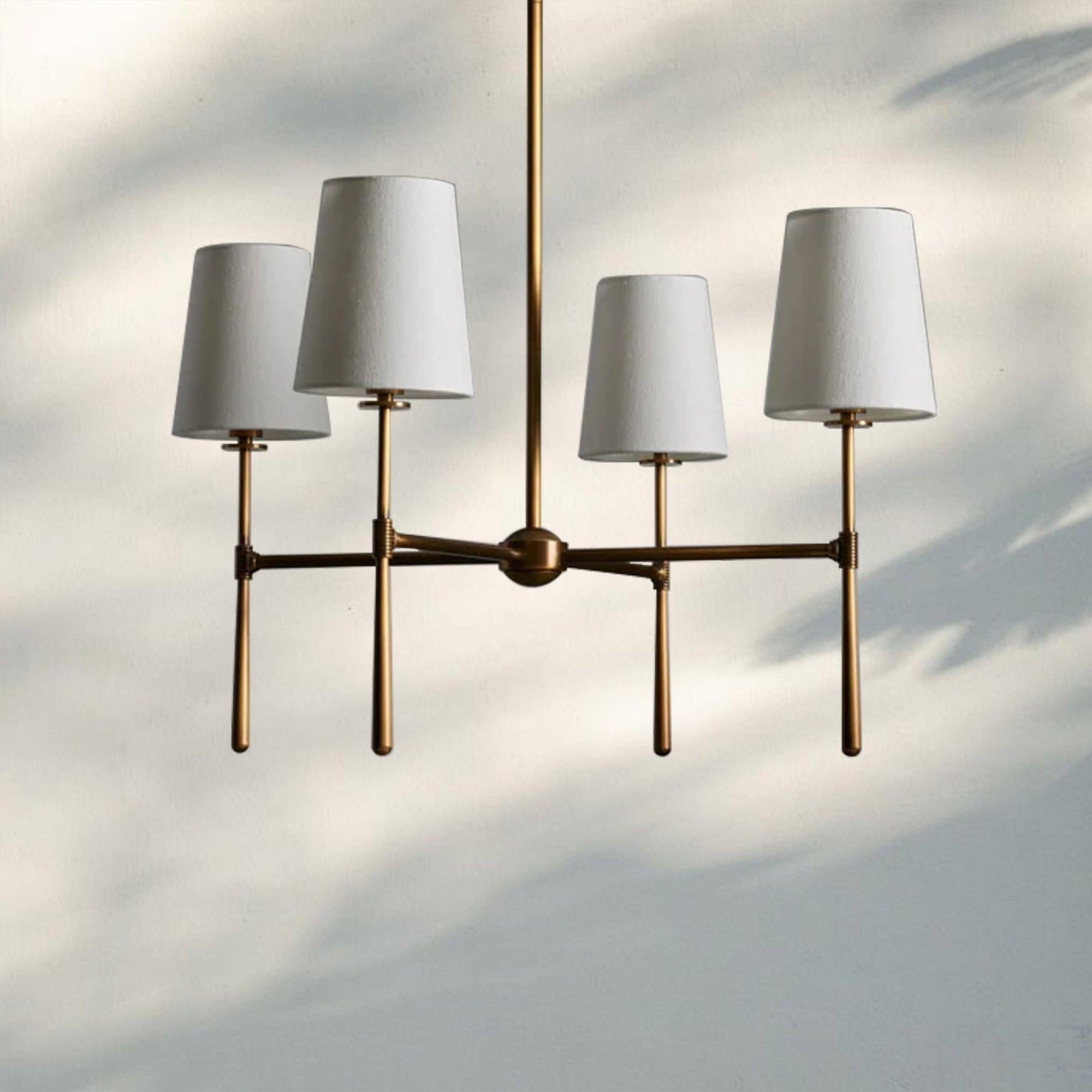 Rhodas Round Chandelier - 5 - LightBronzeJoyfuzzy