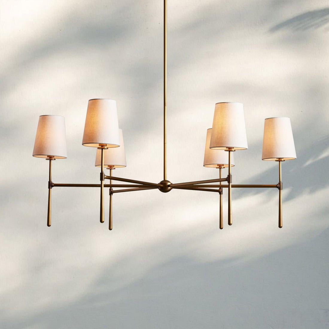 Rhodas Round Chandelier - 4 - LightBrassJoyfuzzy