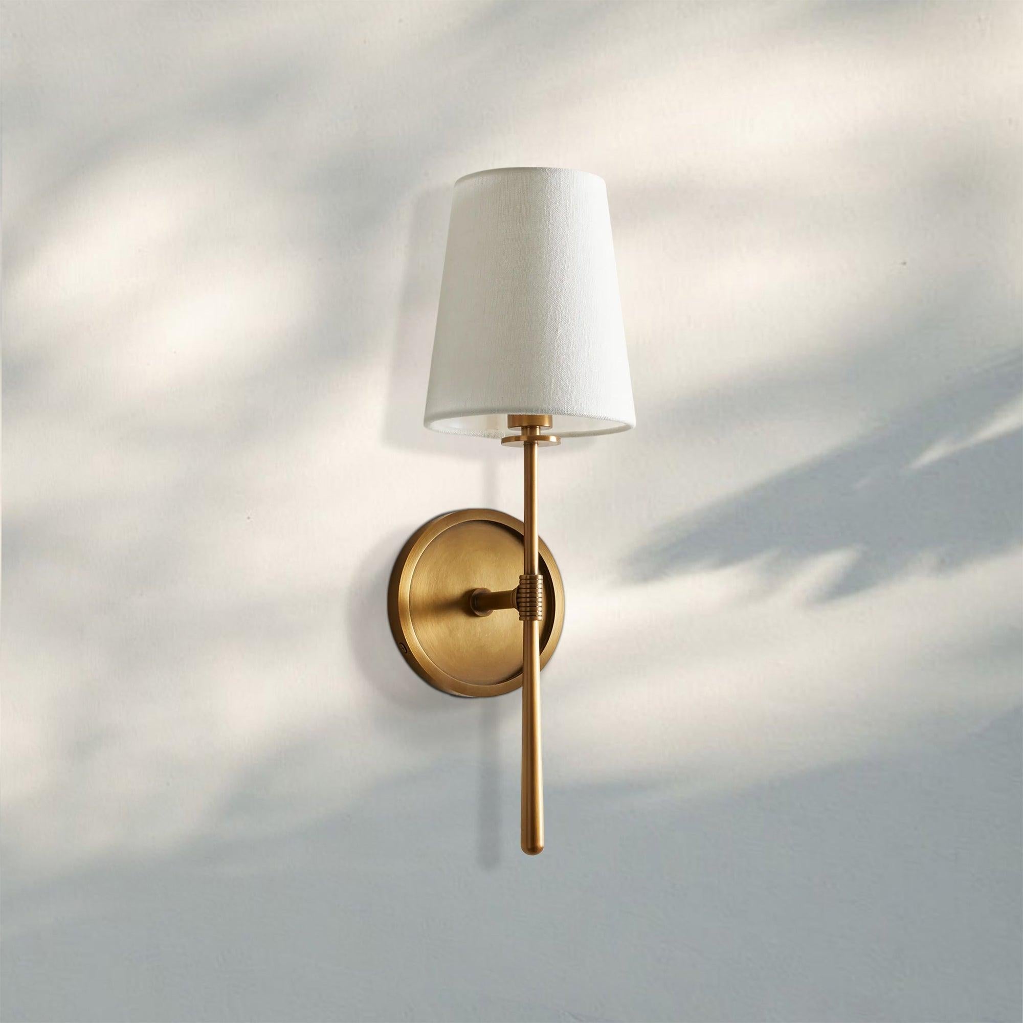 Rhodas Wall Sconce - BrassJoyfuzzy