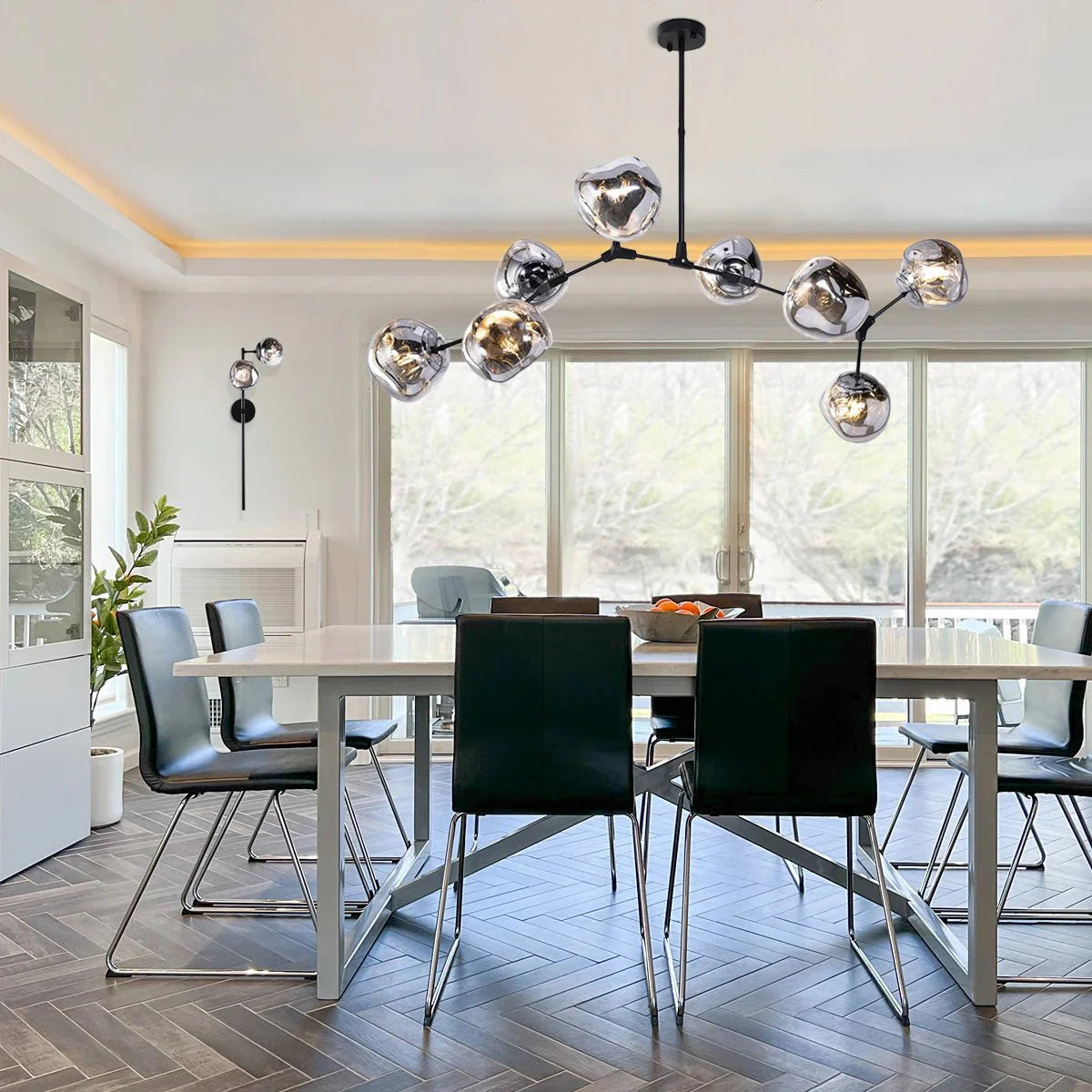 Rhome II Chandelier - Matte BlackJoyfuzzy