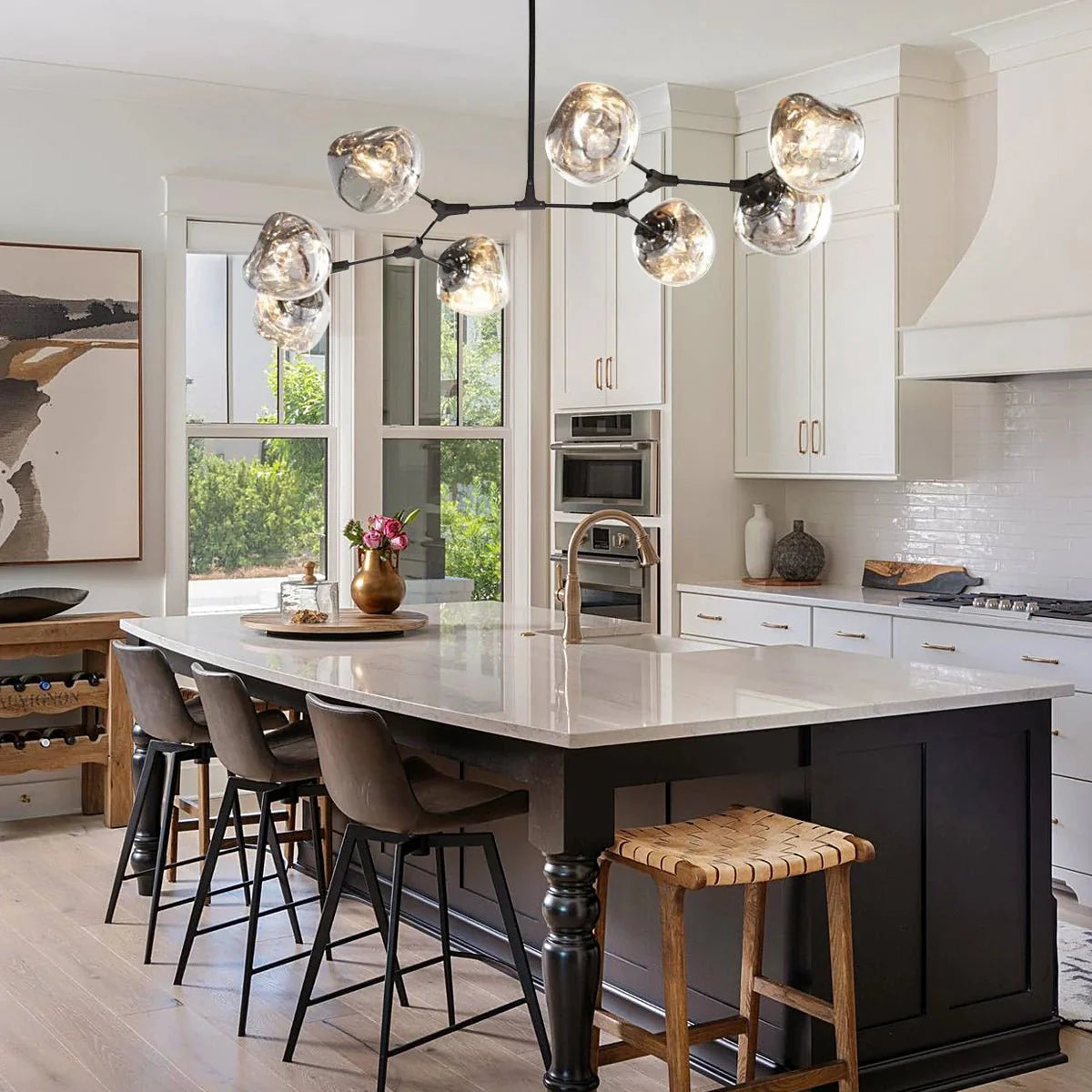 Rhome II Chandelier - Matte BlackJoyfuzzy
