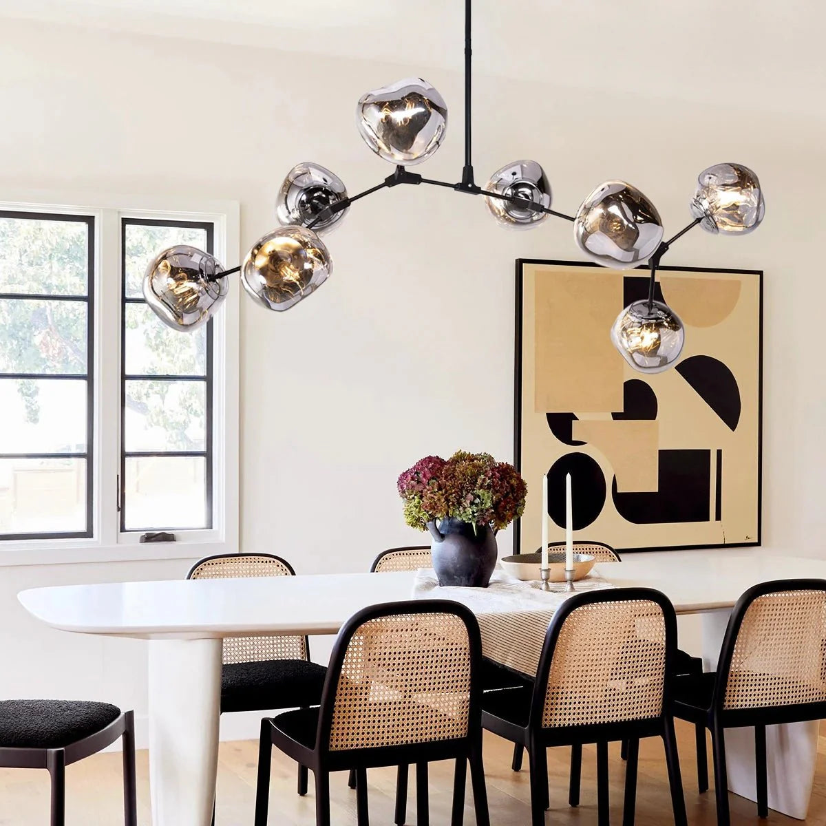 Rhome II Chandelier - Matte BlackJoyfuzzy