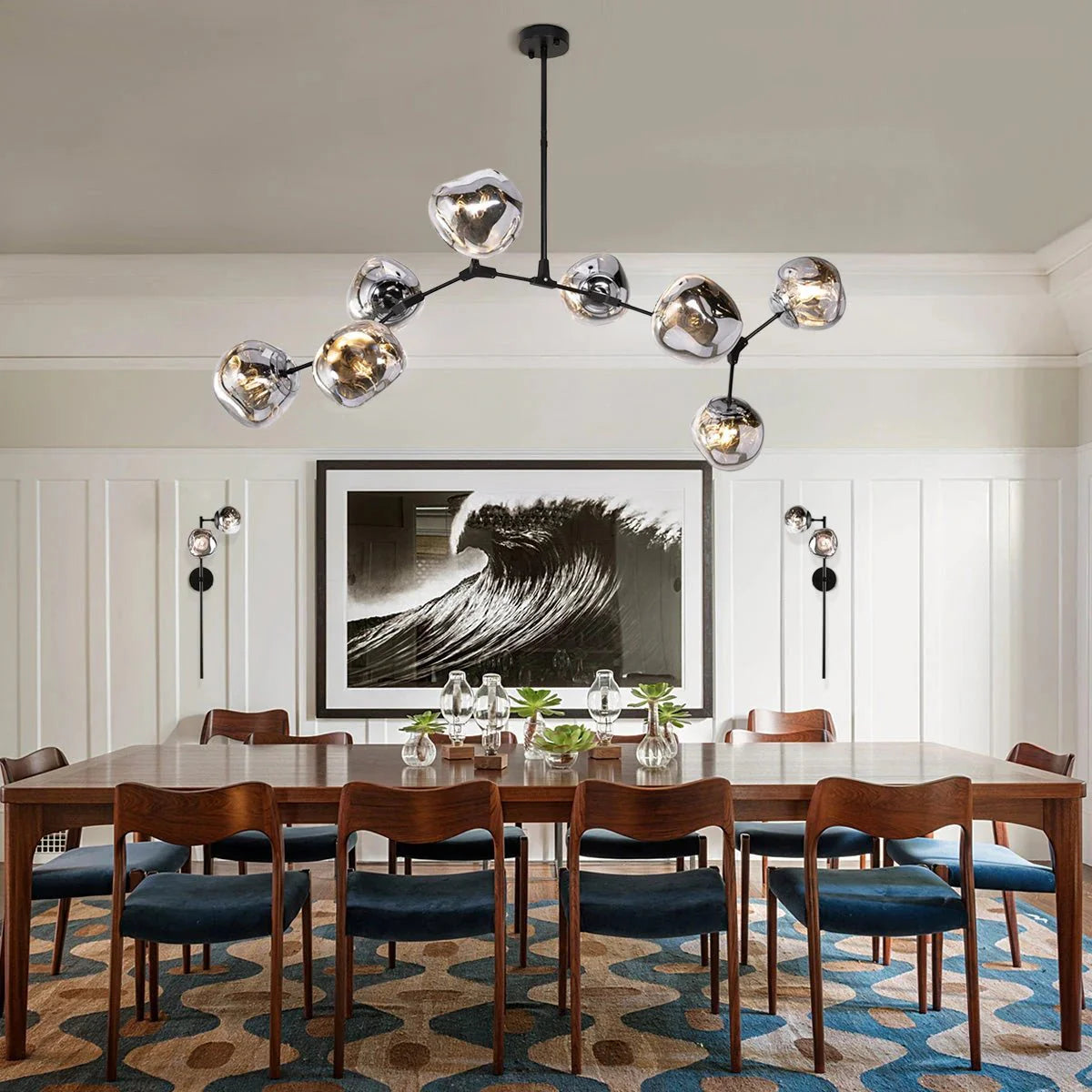 Rhome II Chandelier - Matte BlackJoyfuzzy