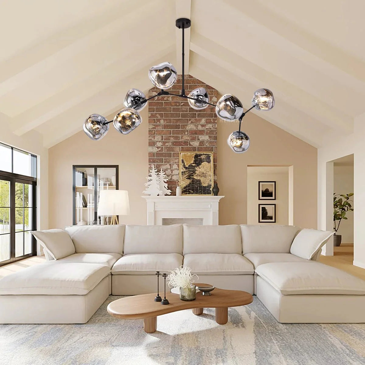 Rhome II Chandelier - Matte BlackJoyfuzzy