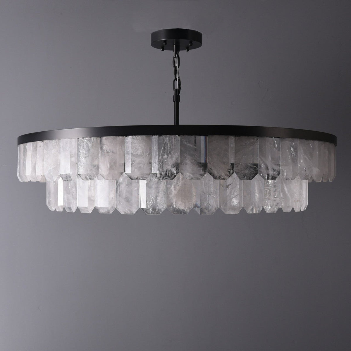 Rolantis Double Rock Crystal Chandelier - Joyfuzzy