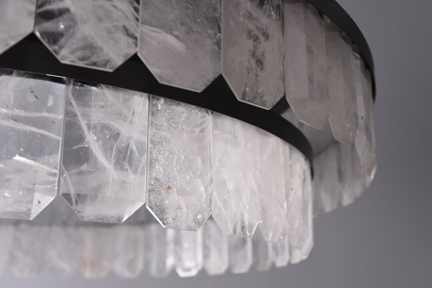 Rolantis Double Rock Crystal Chandelier - Joyfuzzy