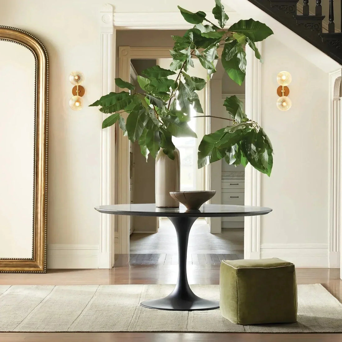 Sayre Linear Glass Globe Two Head Wall Sconce - Joyfuzzy