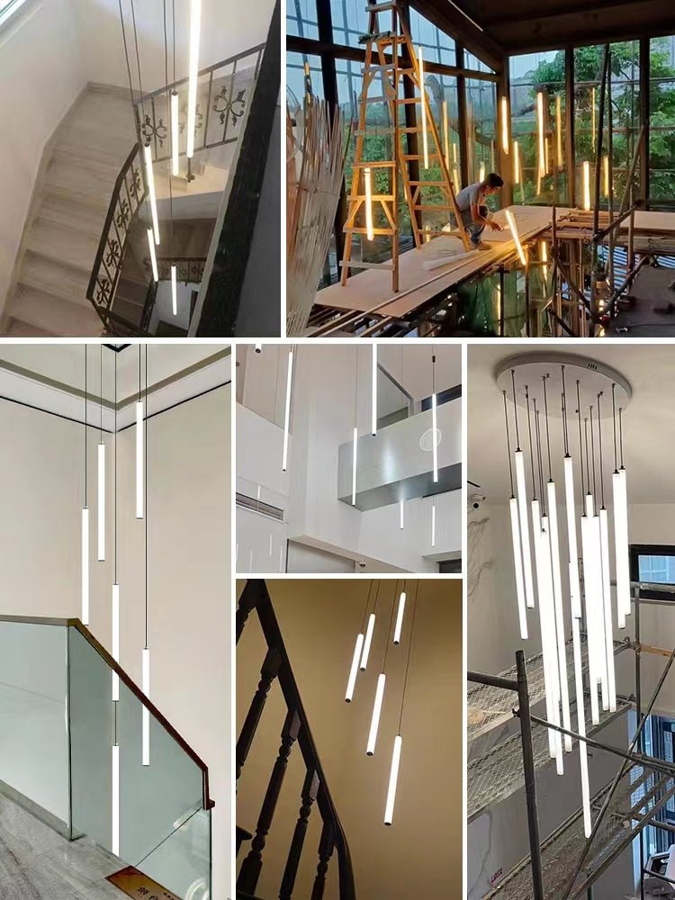 Scandinavia Minimalist White Pendant Light for Bedside/Dining Room/Staircase - One Single: SWarm LightJoyfuzzy