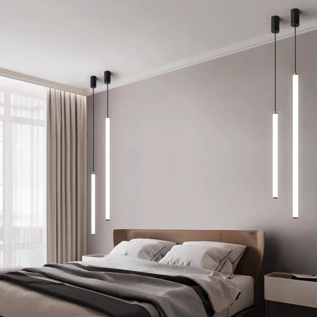 Scandinavia Minimalist White Pendant Light for Bedside/Dining Room/Staircase - One Single: SWarm LightJoyfuzzy