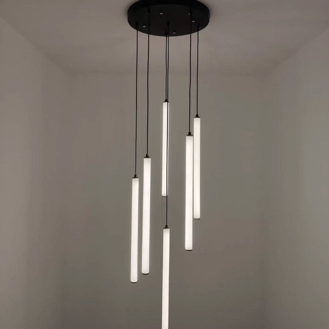 Scandinavia Minimalist White Pendant Light for Bedside/Dining Room/Staircase - One Single: SWarm LightJoyfuzzy