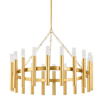 Scarlett Modern Alabaster Kitchen Chandelier