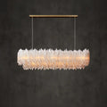 Selenite Layer Rectangular Chandelier - Joyfuzzy