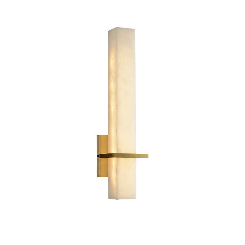 Serene Modern Alabaster Linear Wall Sconce - Joyfuzzy