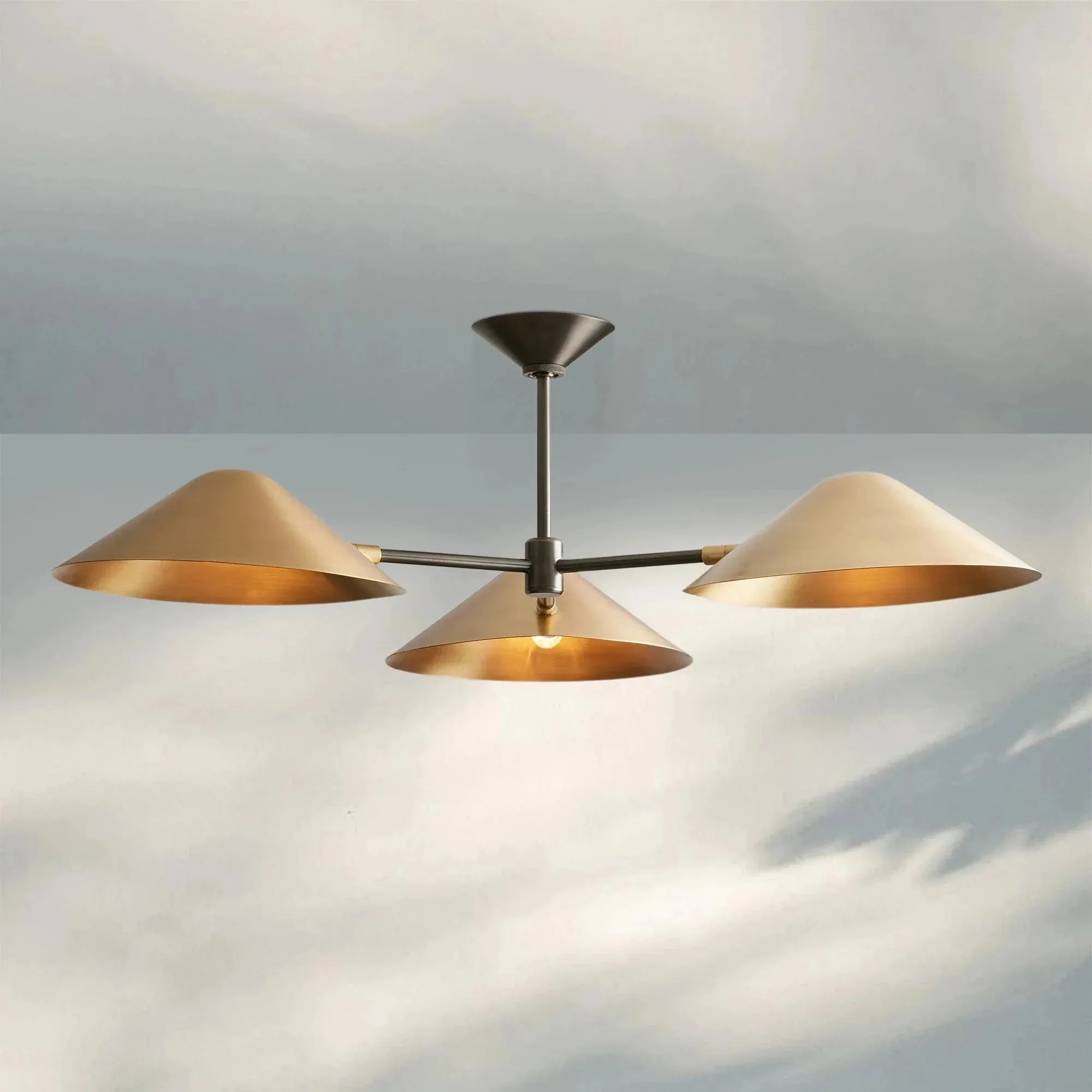 Simms 3 - Light Flush Mount - Joyfuzzy