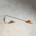 Simms Long Arm Double Sconce