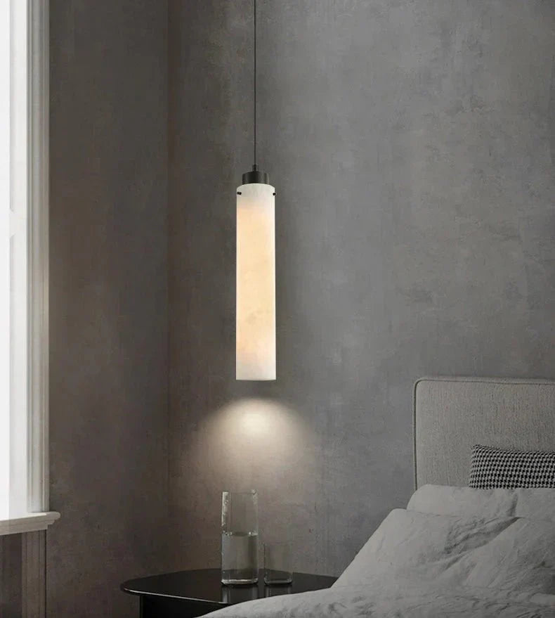 Simple marble pendant lamp - Joyfuzzy