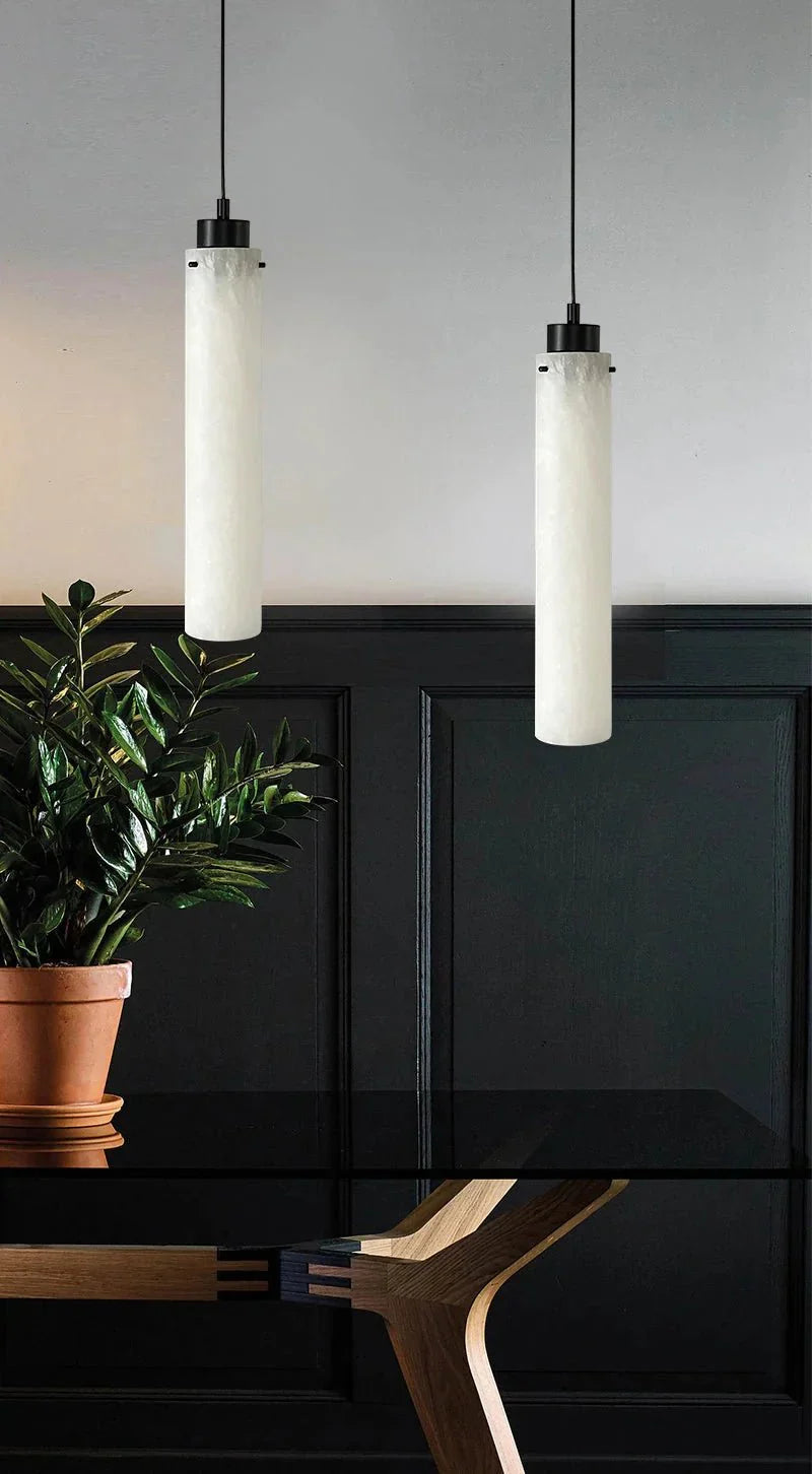 Simple marble pendant lamp - Joyfuzzy