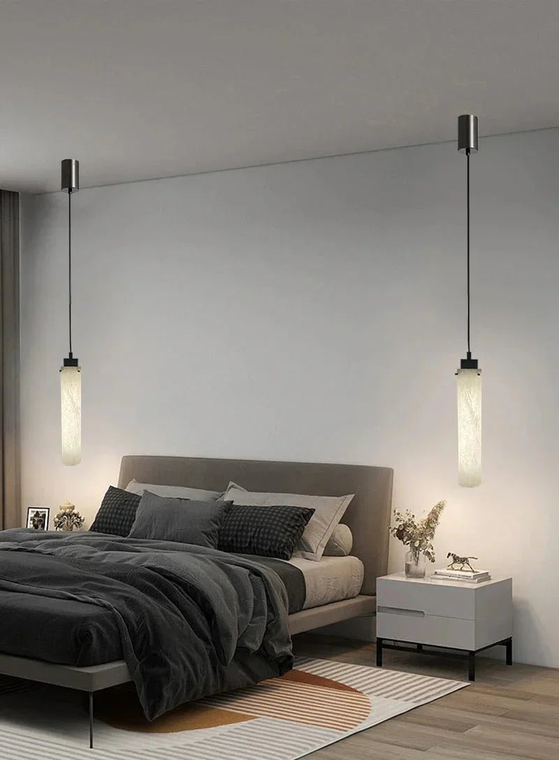 Simple marble pendant lamp - Joyfuzzy