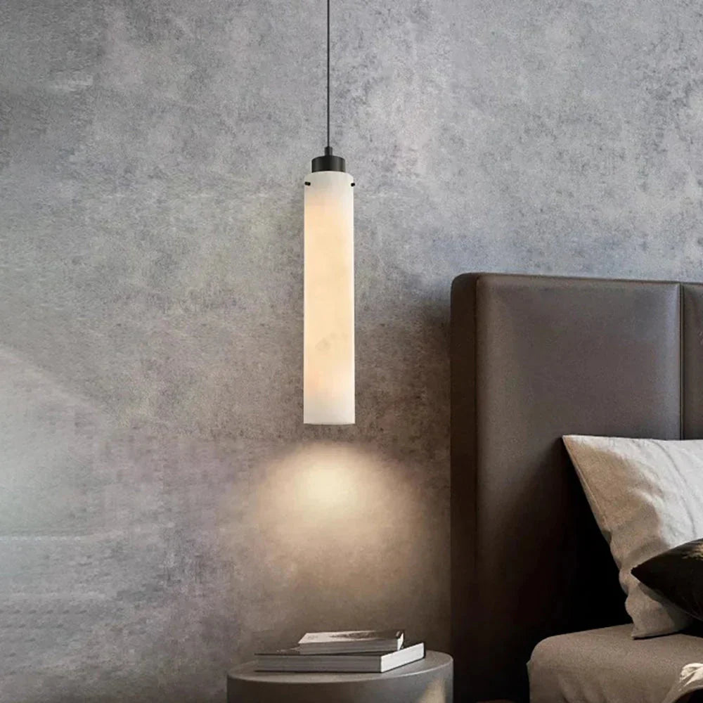 Simple marble pendant lamp - Joyfuzzy