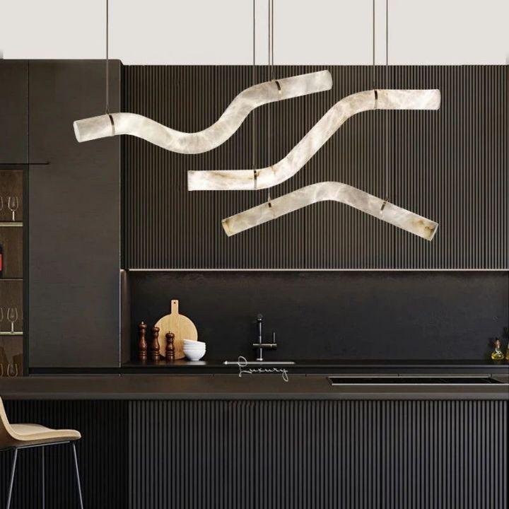 Simplicity Alabaster Pendant Lights - AL39.4"Joyfuzzy