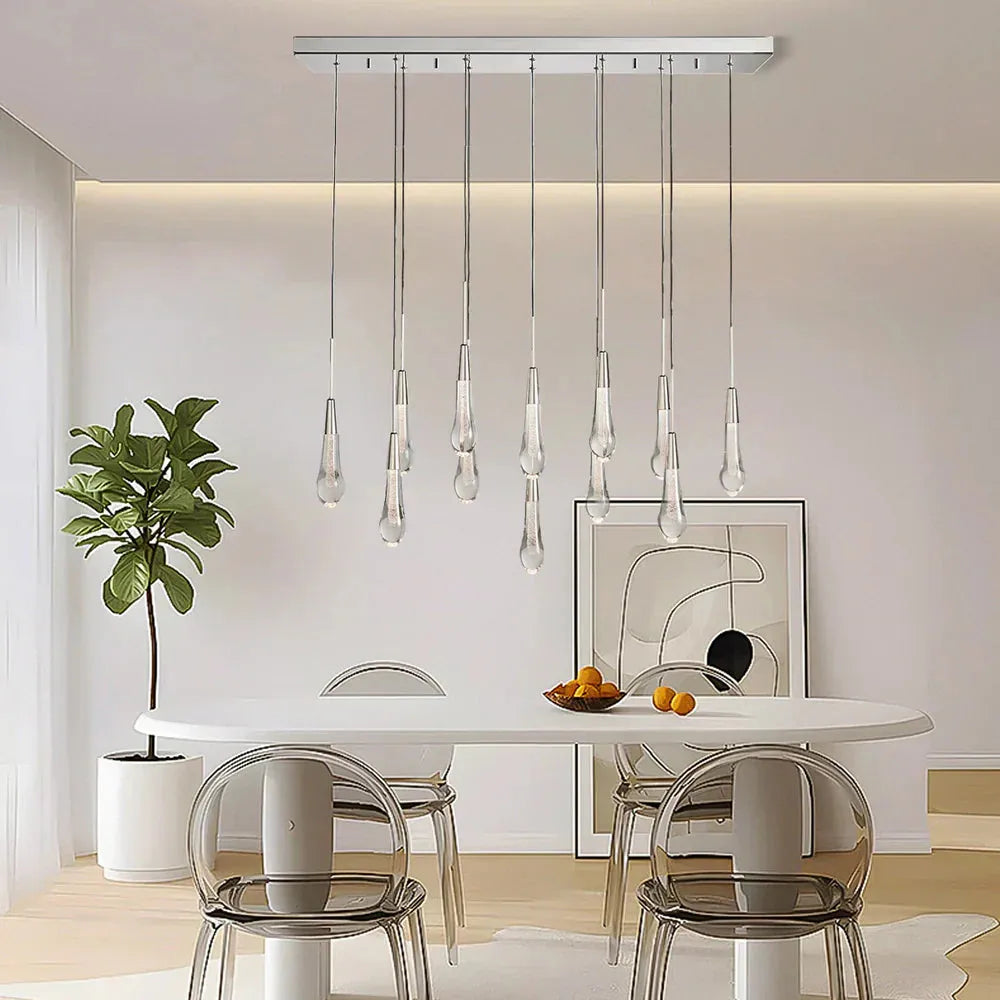 Solitaire Linear Chandelier 37"50"70"87"87"120"-