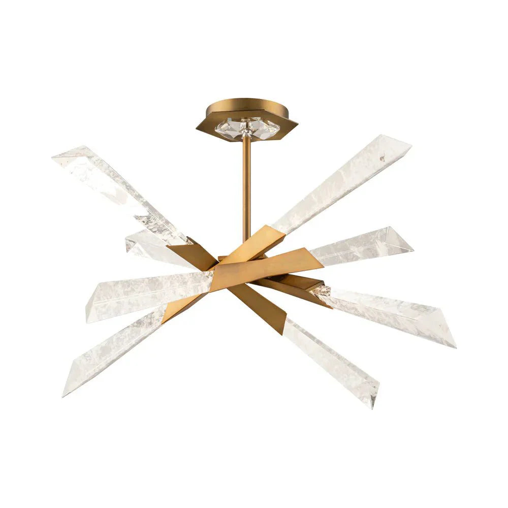 Solitude LED Semi Flush Mount Ceiling Light - Joyfuzzy