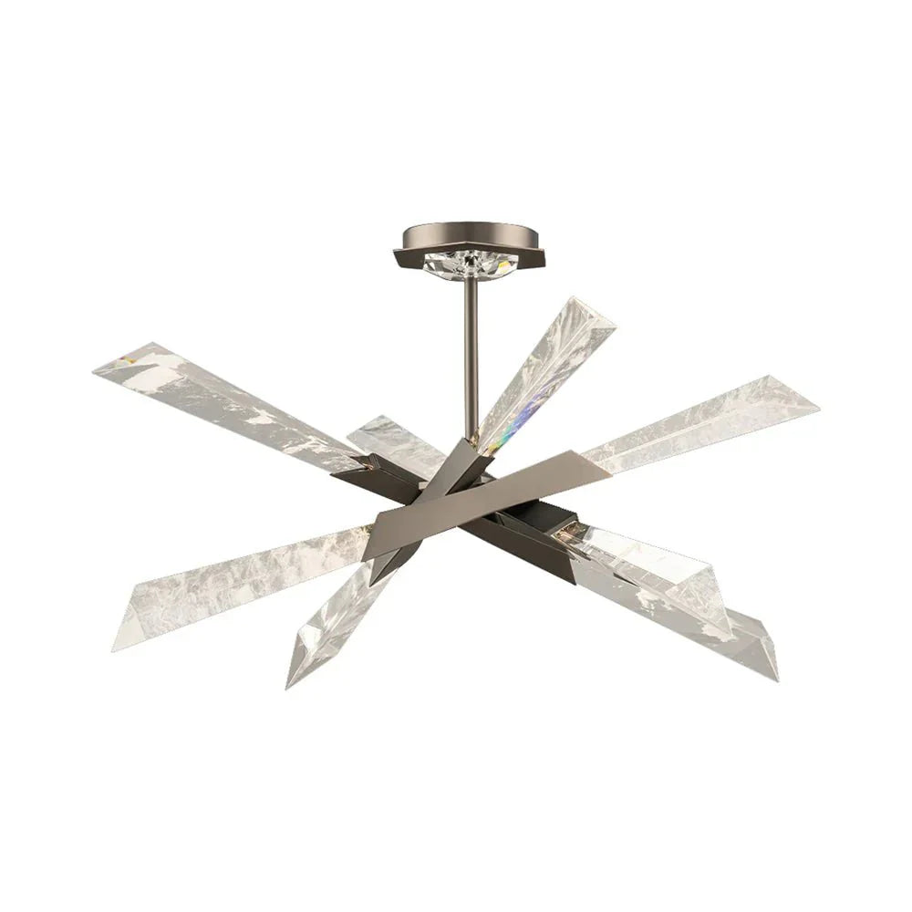 Solitude LED Semi Flush Mount Ceiling Light - Joyfuzzy