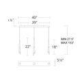 Solitude Linear LED Multi Pendant Light - Joyfuzzy