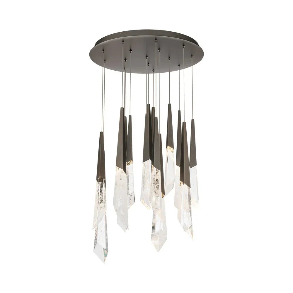 Solitude Round LED Multi Chandelier - Joyfuzzy