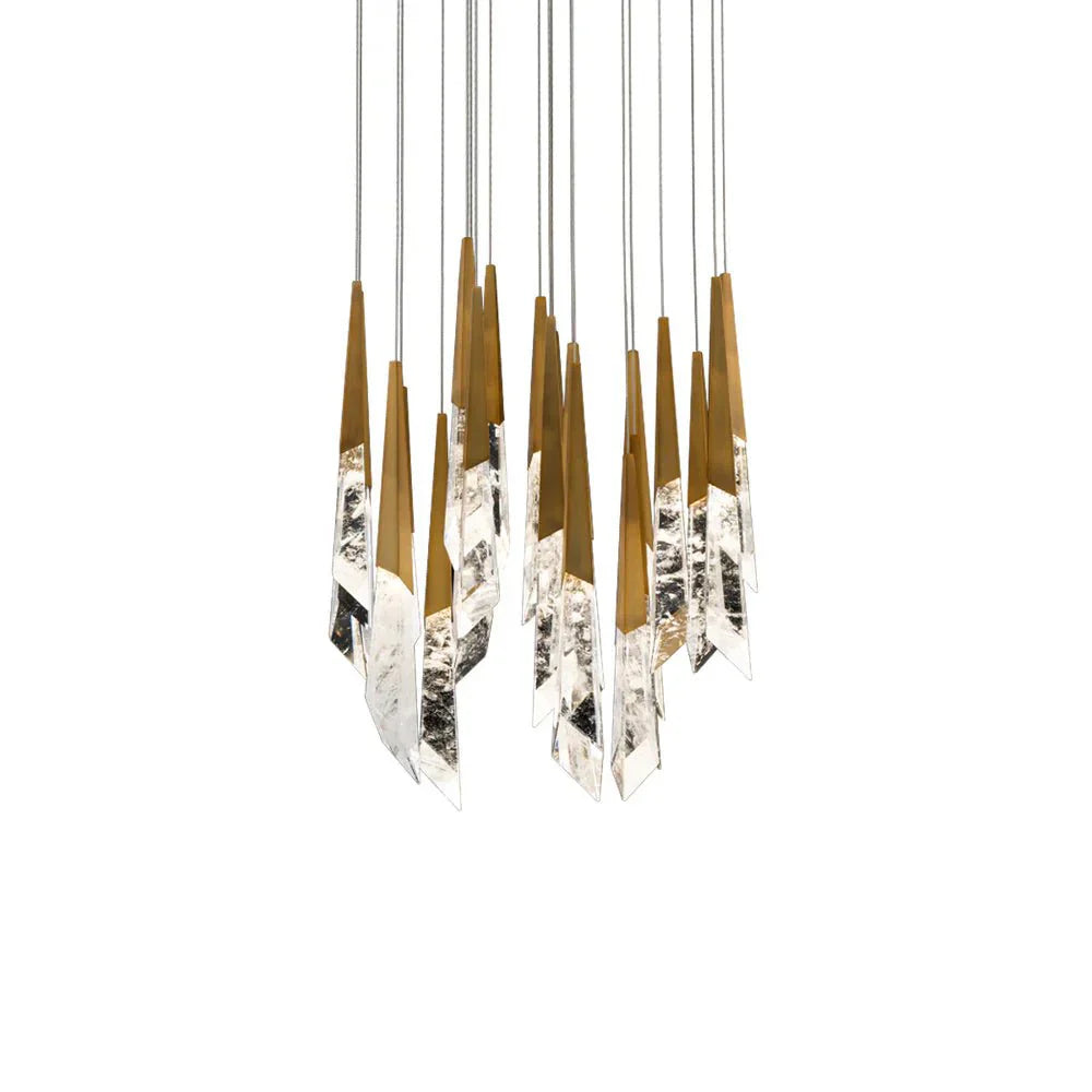 Solitude Round LED Multi Chandelier - Joyfuzzy