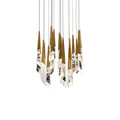 Solitude Round LED Multi Chandelier - Joyfuzzy