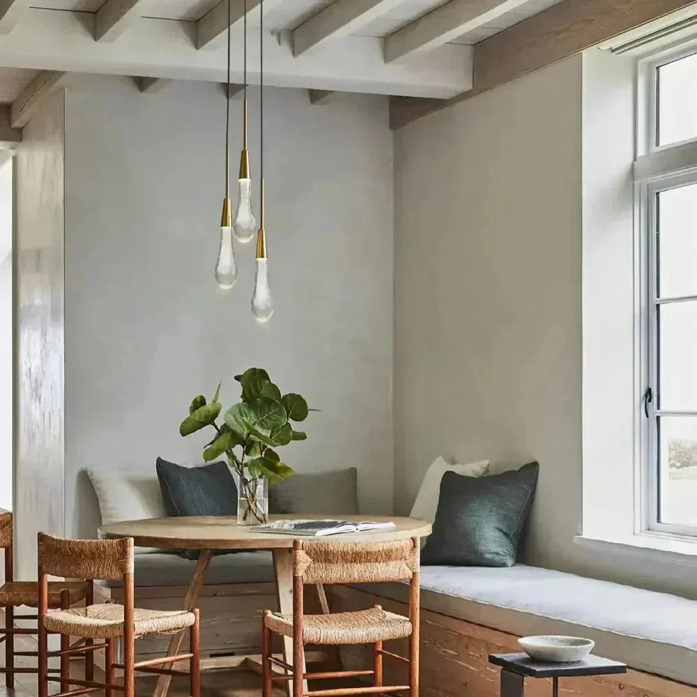 Soltaire 3 - Light Pendant - BrassJoyfuzzy