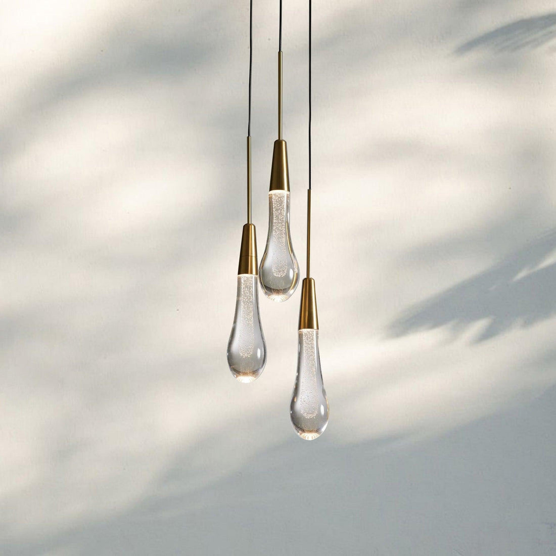 Soltaire 3 - Light Pendant - BrassJoyfuzzy