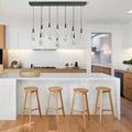 Soltaire Linear Chandelier - Seeded Glass Raindrop Pendant Lighting - 87‘’BrassJoyfuzzy
