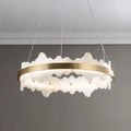 Spain Alabaster Brass Indoor Chandelier Lighting - Joyfuzzy