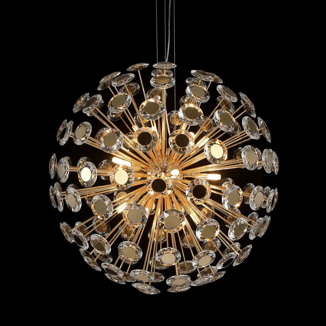 Spherical 18 - Light Crystal Chandelier - Joyfuzzy