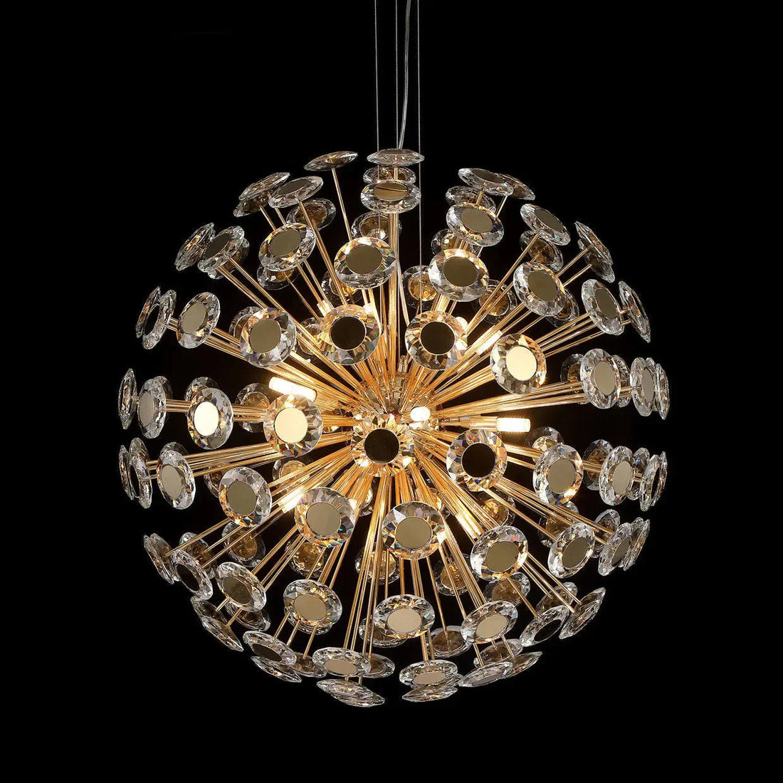 Spherical 18 - Light Crystal Chandelier - Joyfuzzy