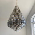 Staircase/Foyer Chandelier With High Clarity Crystals Luxury Ceiling Light - Joyfuzzy