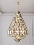 Staircase/Foyer Chandelier With High Clarity Crystals Luxury Ceiling Light - Joyfuzzy