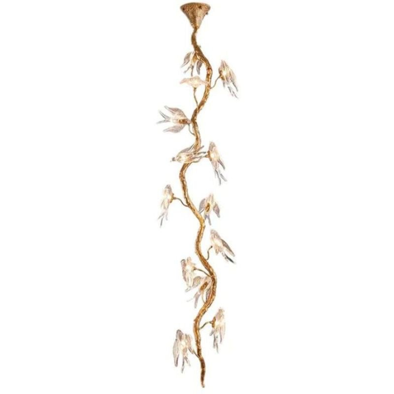 Swallow Glass Long Tree Branch Chandelier - 70.9" HJoyfuzzy