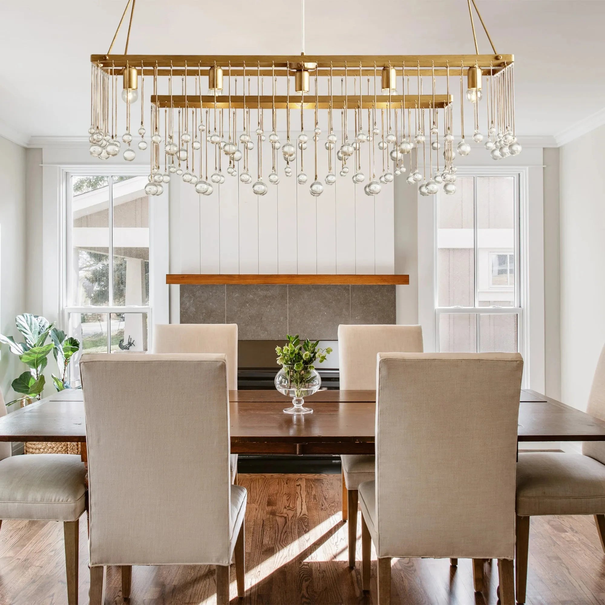 Aubrey Rectangular Chandelier 47''60''